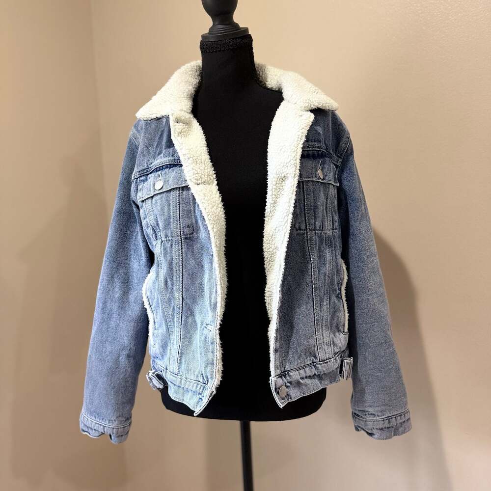 Emory Park Sherpa-Lined Denim Trucker Jacket